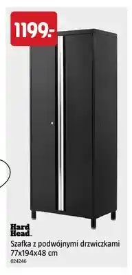 Jula Szafka z podwójnymi drzwiczkami 77x194x48 cm Hard Head oferta