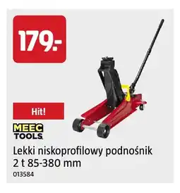 Jula Lekki niskoprofilowy podnośnik 2 t 85-380 mm Meec Tools oferta