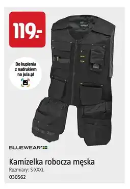 Jula Kamizelka robocza męska Bluewear oferta