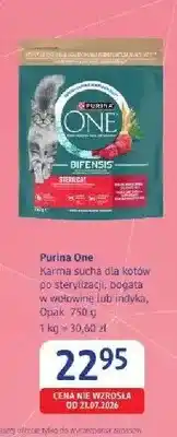 dm drogerie markt Karma sucha dla kotów po sterylizacji bogata w indyka Purina One oferta