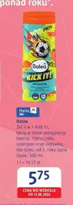 dm drogerie markt Żel 4 w 1 Kick it! dla dzieci od 3. roku życia Balea oferta