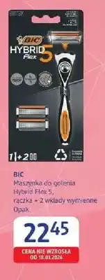 dm drogerie markt Maszynka do golenia Hybrid Flex 5 rączka + 2 wkłady wymienne BIC oferta