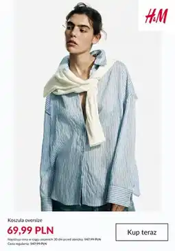 H&M Koszula oversize H & M oferta