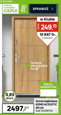 Leroy Merlin Drzwi wejściowe O oferta