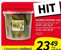 Selgros Ogórki kiszone oferta