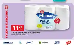 E.Leclerc Papier toaletowy 4-warstwowy Mimosa oferta