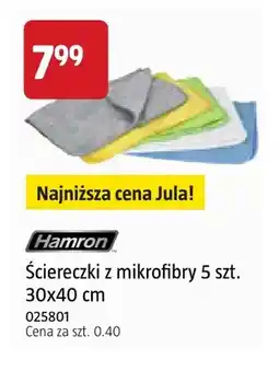 Jula Ściereczki z mikrofibry 30x40 cm Hamron oferta