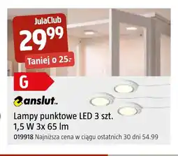 Jula Lampy punktowe LED 3 szt. Anslut oferta