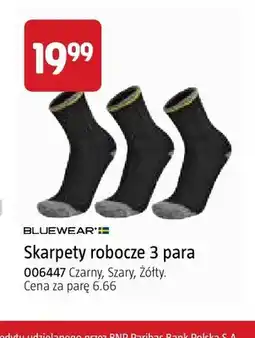Jula Skarpety robocze 3-pak Bluewear oferta