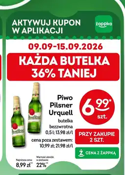 Żabka Butelka Pilsner Urquell oferta