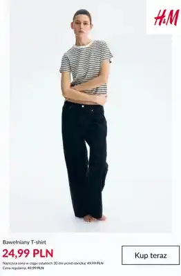 Bawełniany T-shirt H & M