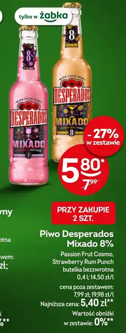 Żabka Piwo Desperados oferta