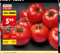 Biedronka Pomidory malinowe polskie układane na wagę oferta