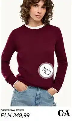 C&A Kaszmirowy sweter C & A oferta