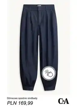 C&A Dżinsowe spodnie sindbady C & A oferta