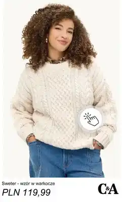 C&A Sweter - wzór w warkocze C & A oferta