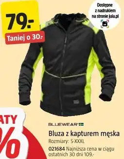Jula Bluewear Bluza z kapturem męska oferta
