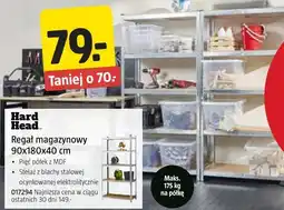 Jula Hard Head Regał magazynowy 90x180x40 cm oferta
