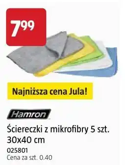Jula Ściereczki z mikrofibry 5 szt. Hamron oferta