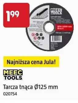 Jula Tarcza tnąca Ø125 mm Meec Tools oferta