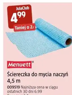 Jula Menuett Ściereczka do mycia naczyń 4,5 m oferta