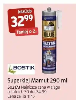 Jula BOSTIK Superklej Mamut oferta