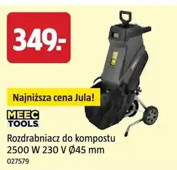 Jula MEEC TOOLS Rozdrabniacz do kompostu 2500 W 230 V Ø45 mm oferta