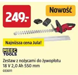 Jula MEEC TOOLS Zestaw z nożycami do żywopłotu 18 V 2,0 Ah 550 mm oferta
