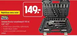 Jula MEEC TOOLS Zestaw kluczy nasadowych 110 el. 1/4-1/2 oferta