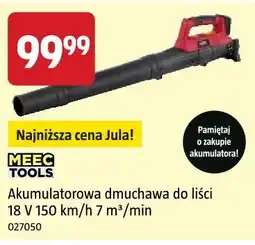 Jula Akumulatorowa dmuchawa do liści Meec Tools 18 V oferta