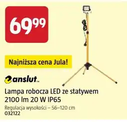 Jula Lampa robocza LED ze statywem Anslut 2100 lm 20 W IP65 oferta