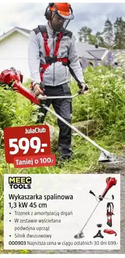 Jula Wykaszarka spalinowa 1,3 kW 45 cm Meec Tools oferta