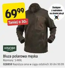 Jula Bluza polarowa męska Kayoba Outdoor oferta
