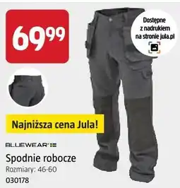 Jula Spodnie robocze Bluewear oferta