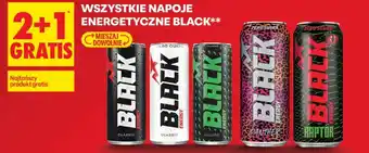 Biedronka Napoje energetyczne Black oferta
