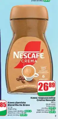Dino Kawa rozpuszczalna Crema Nescafé oferta