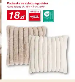 KiK Poduszka ze sztucznego futra 45x45 cm oferta