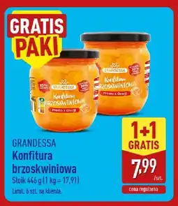 ALDI Konfitura brzoskwiniowa Grandessa oferta