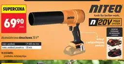 Biedronka NITEO Akumulatorowa dmuchawa 20 V oferta