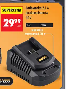 Biedronka Niteo Ładowarka 2,4 A do akumulatorów 20 V oferta