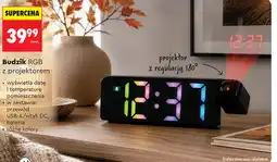 Biedronka Budzik RGB z projektorem oferta