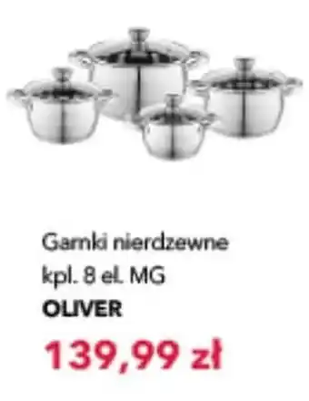Garnki nierdzewne OLIVER