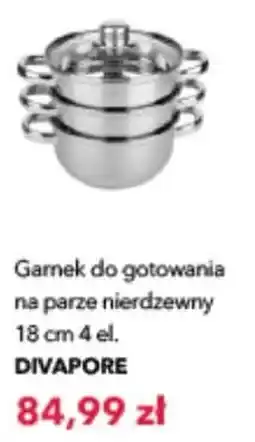 Nela Gamek do gotowania na parze nierdzewny 18 cm 4 el. DIVAPORE oferta