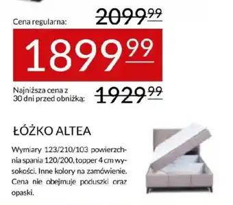 Abra Łóżko altea oferta