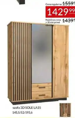 Abra szafa 3D SOLE LA15 oferta