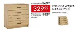 Abra Komoda Wąska Alfa 4S Typ 3 oferta