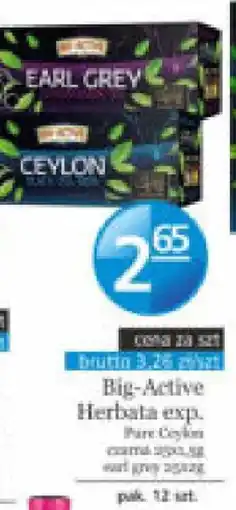 Specjał Big-Active Herbata exp. Pure Ceylon oferta