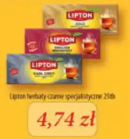 Specjał Lipton herbaty czarne specjalistyczne oferta