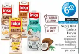 Specjał Napój Inka Barista karton owsiane migdałowe kokosowe owsiany waniliowy oferta