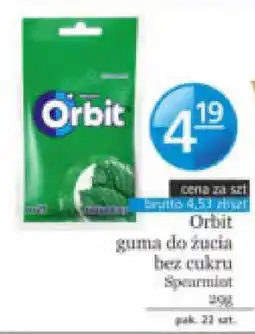 Specjał Orbit guma do żucia bez cukru Spearmint oferta